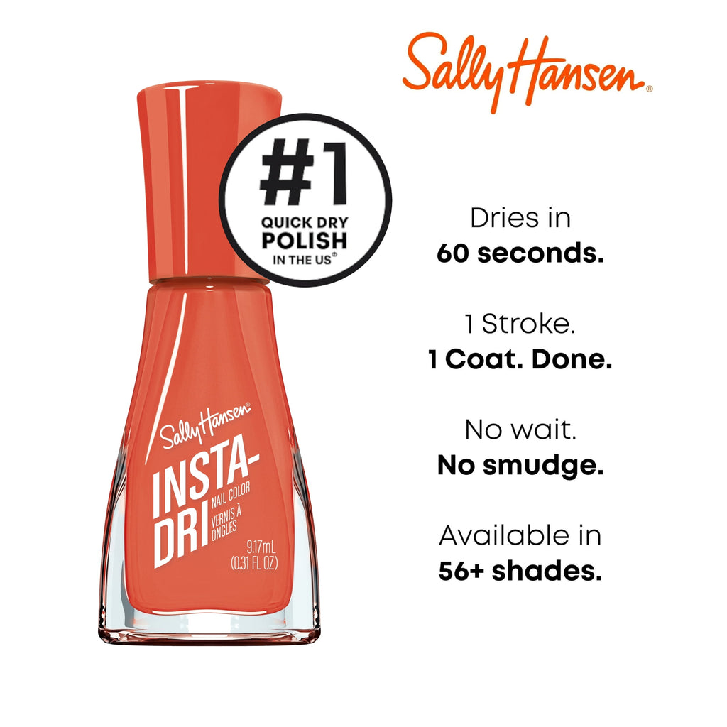 Sally Hansen Insta-Dri Nail Polish, 356 Beach You to It, 0.31 fl oz, Quick Dry