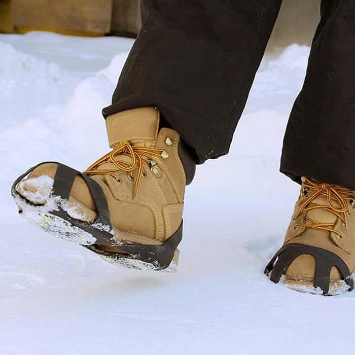 2-Pack: Attachable Anti-Skid Ice-Traction Cleats