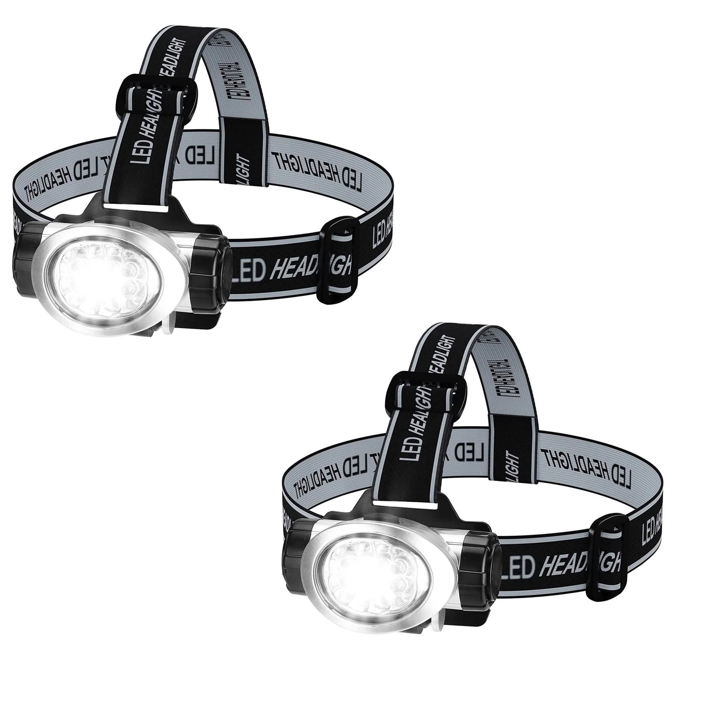2-Pack: LED Headlamp with 4 Mode Settings