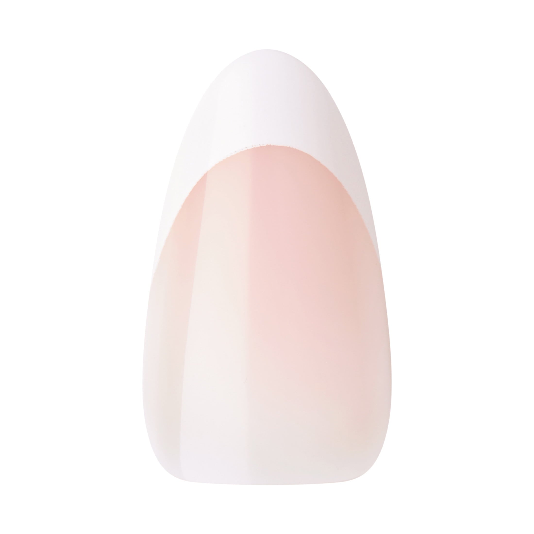 KISS Classy French Tip French Tip Press On Nails, Dashing, White, Medium Almond, 28 Count