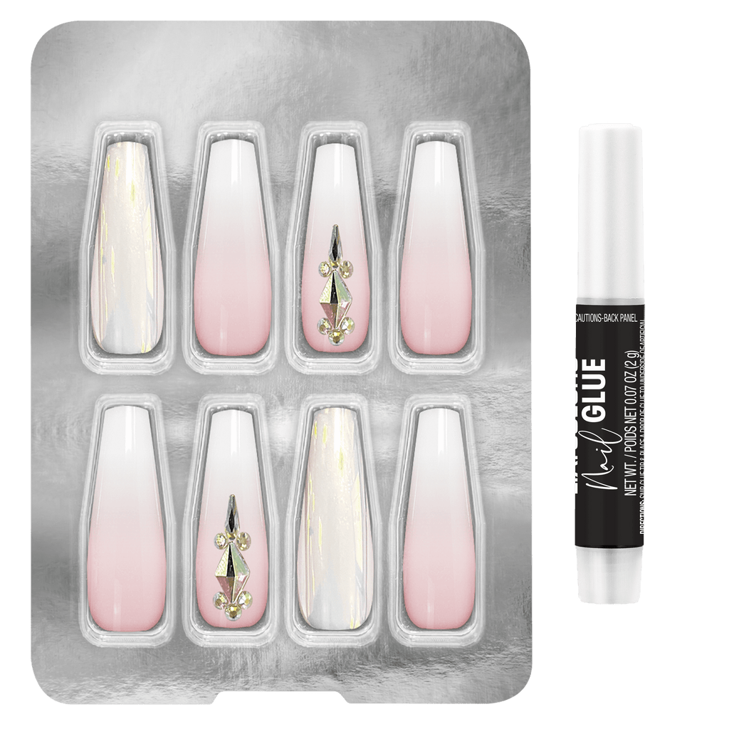 L.A. COLORS Lavish Flexible Nail Tip, Daydream, 26 Piece