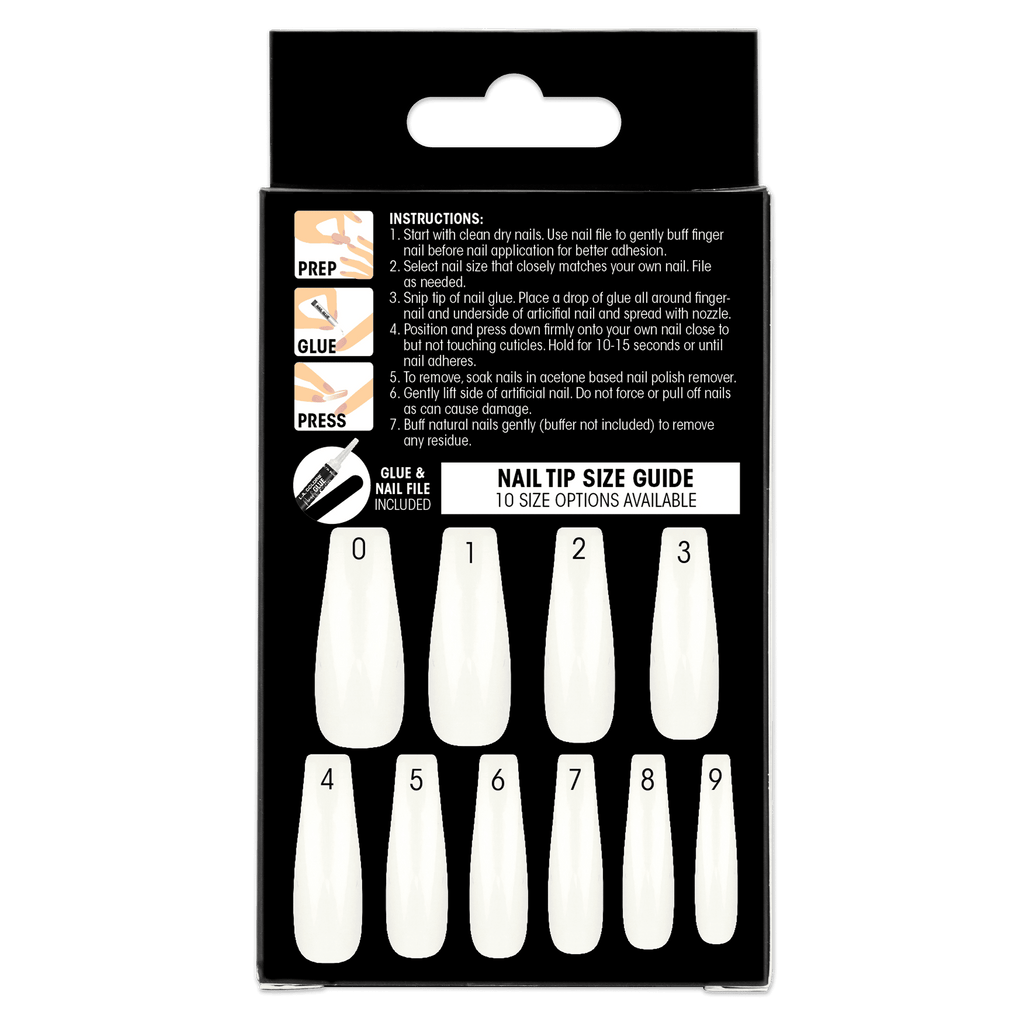 L.A. COLORS Lavish Flexible Nail Tip, Daydream, 26 Piece