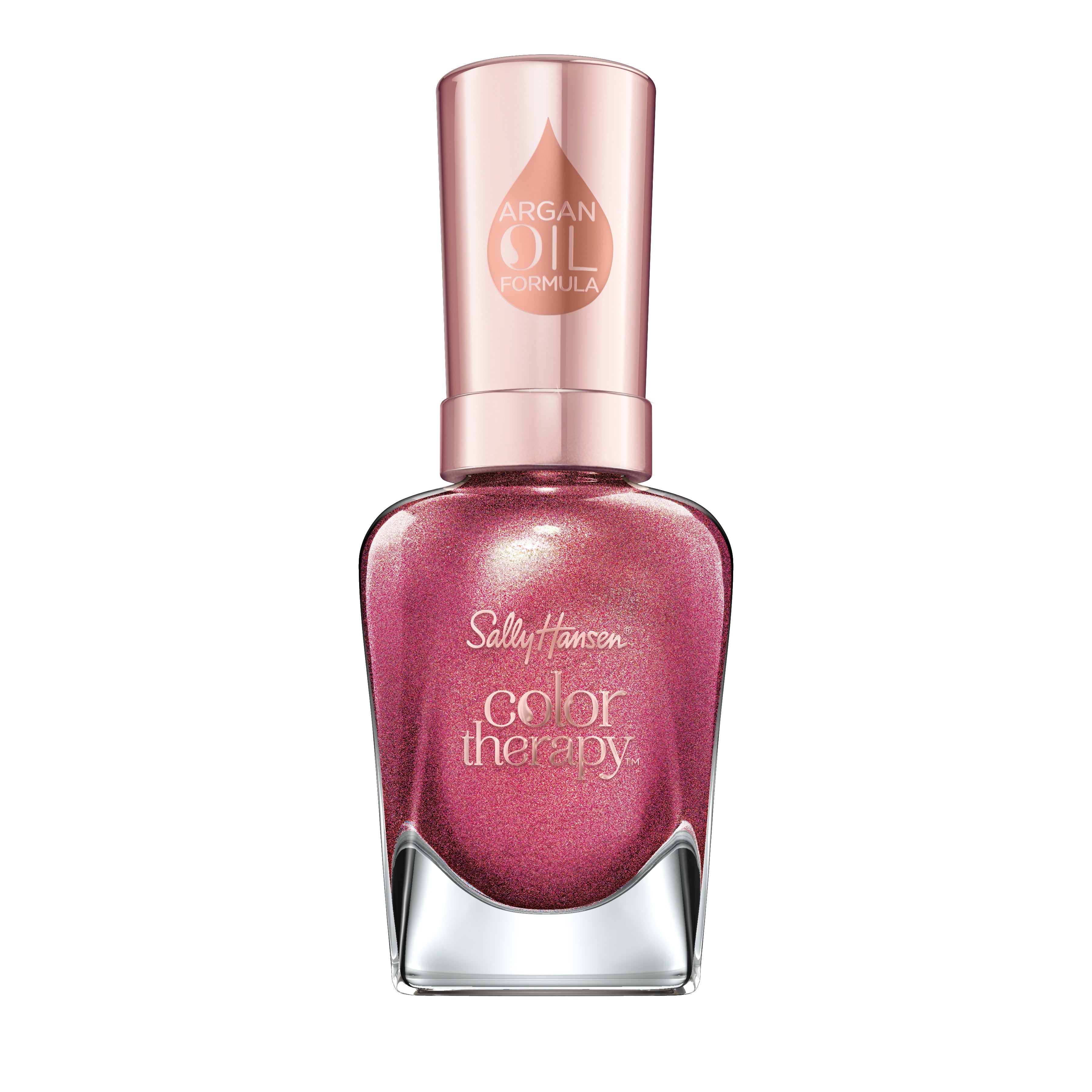 Sally Hansen Color Therapy Nail Color Polish, Well Well Well, 0.5 fl oz, Restorative, Argan Oil Formula
