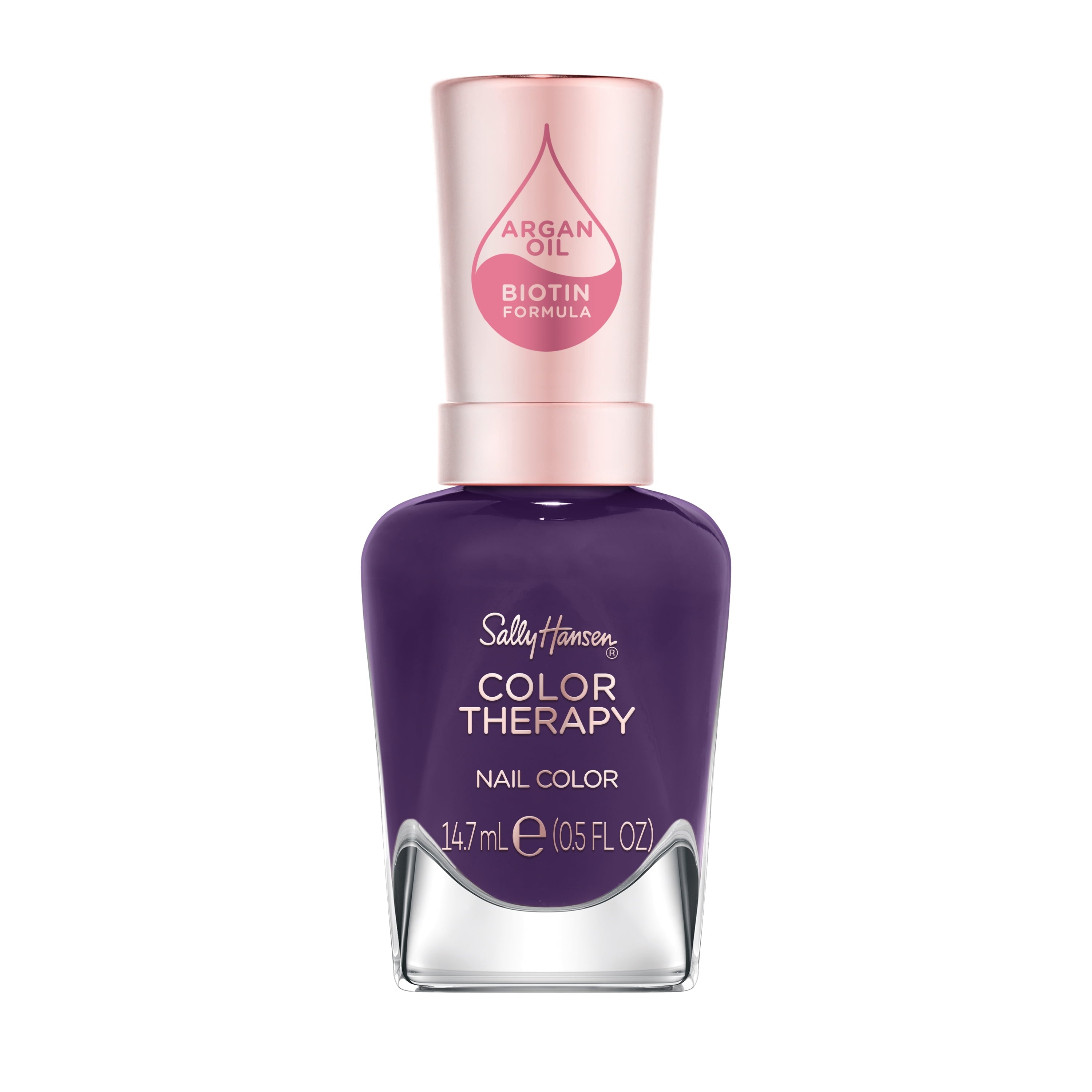 Sally Hansen Color Therapy Nail Color Polish, Well Well Well, 0.5 fl oz, Restorative, Argan Oil Formula