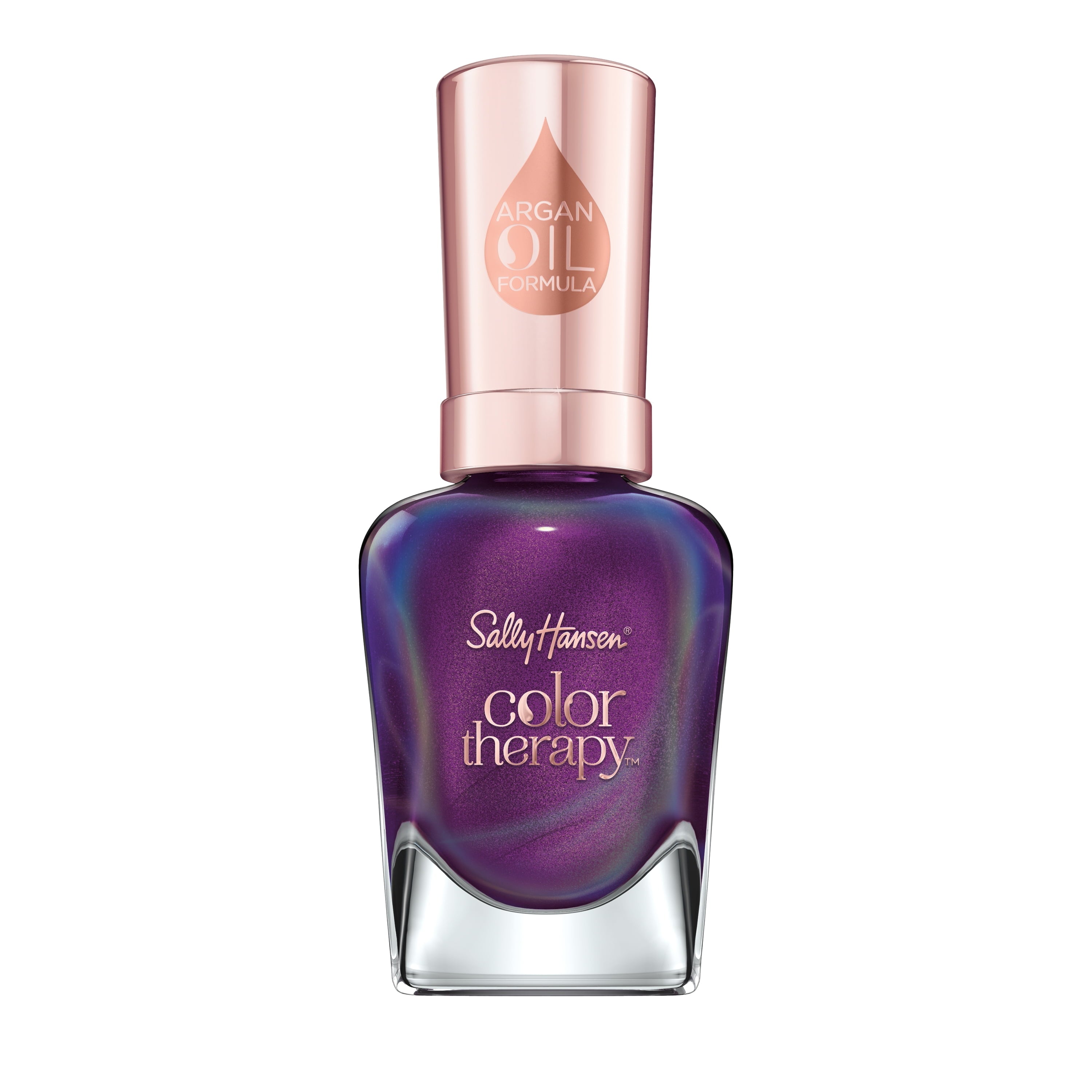 Sally Hansen Color Therapy Nail Color Polish, Well Well Well, 0.5 fl oz, Restorative, Argan Oil Formula