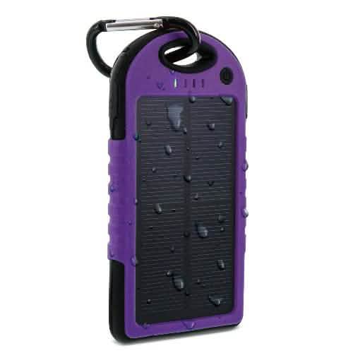 Aduro Powerup Solar 6,000 mAh Portable Backup Battery