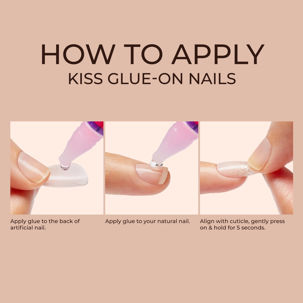 KISS Classy French Tip French Tip Press On Nails, Dashing, White, Medium Almond, 28 Count