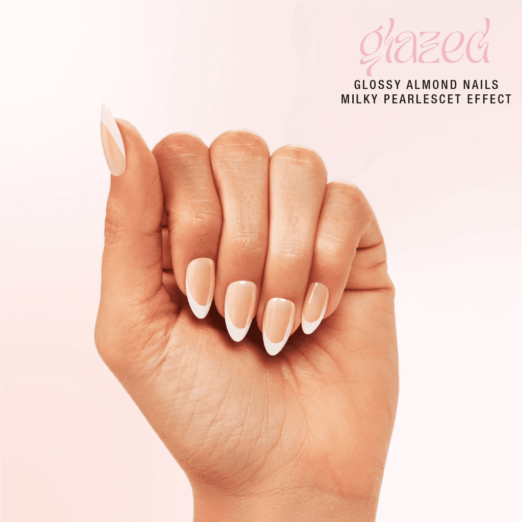 Salon Perfect Artificial Press on Nails, 250 Glazed French