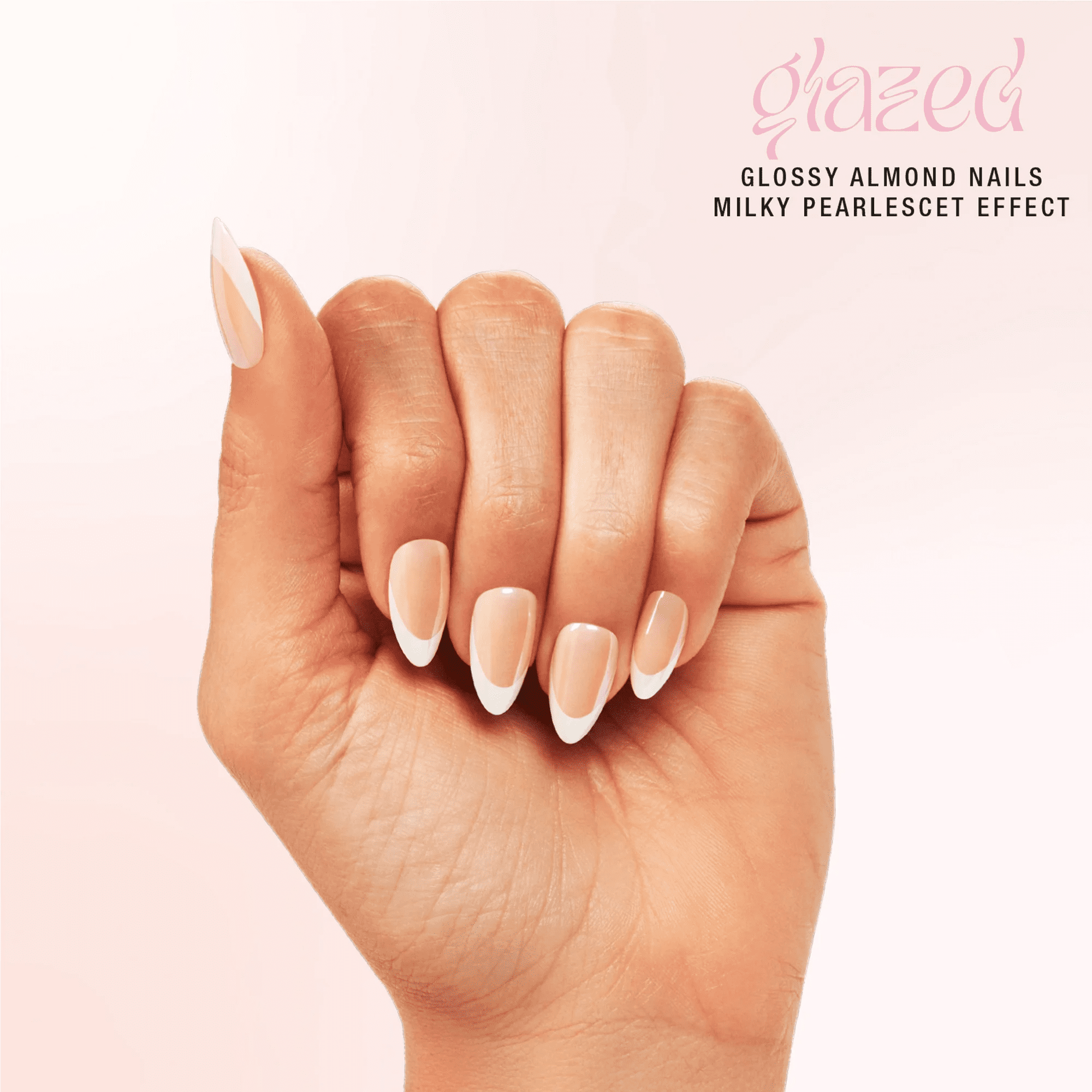 Salon Perfect Artificial Press on Nails, 250 Glazed French